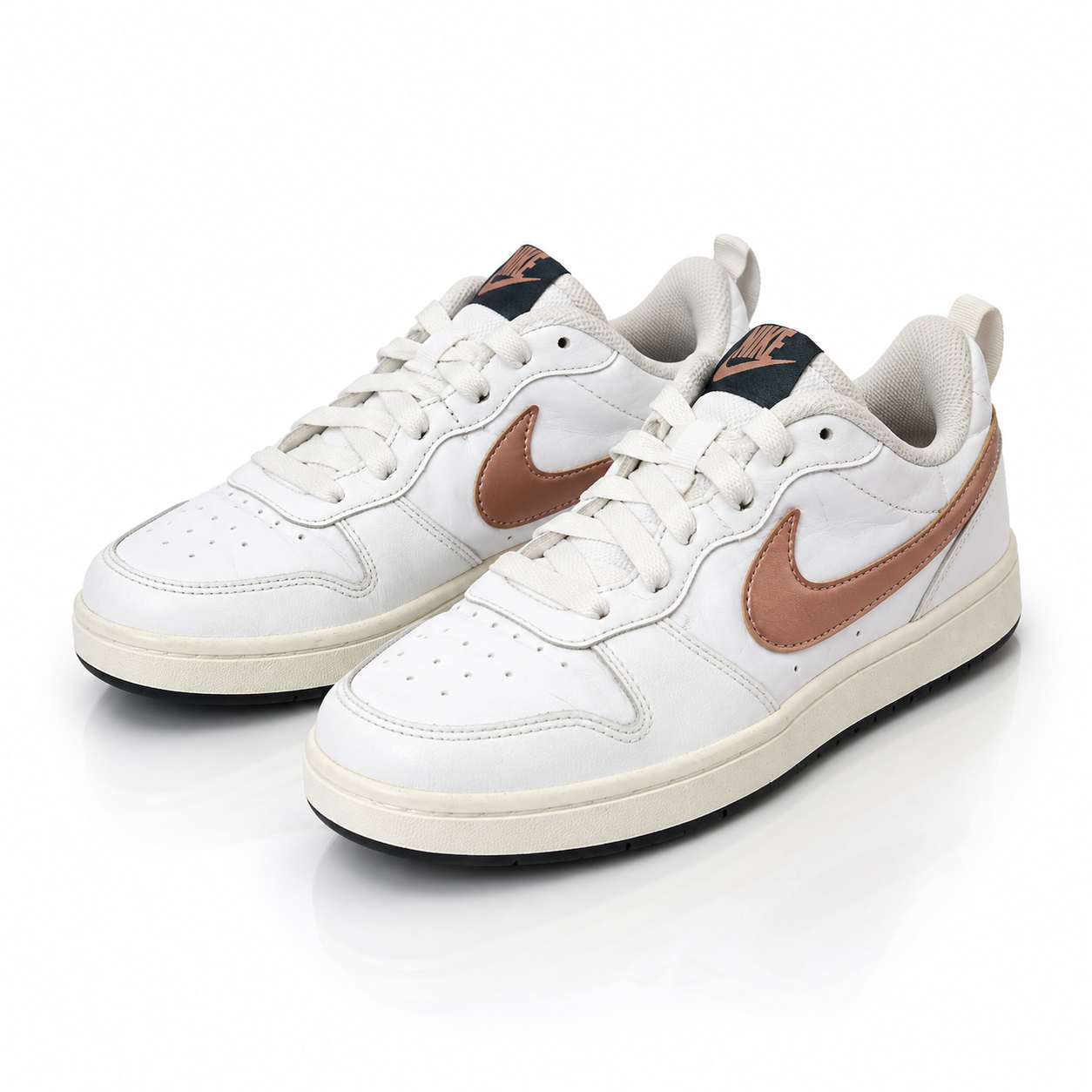 Nike™ Rose Gold Court Premium Sneakers