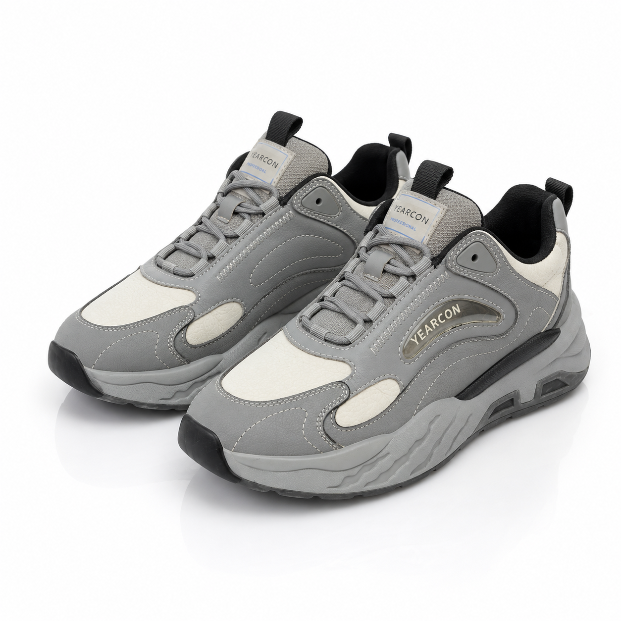 Yearcon™ Urban Runner Premium Grey Sneakers