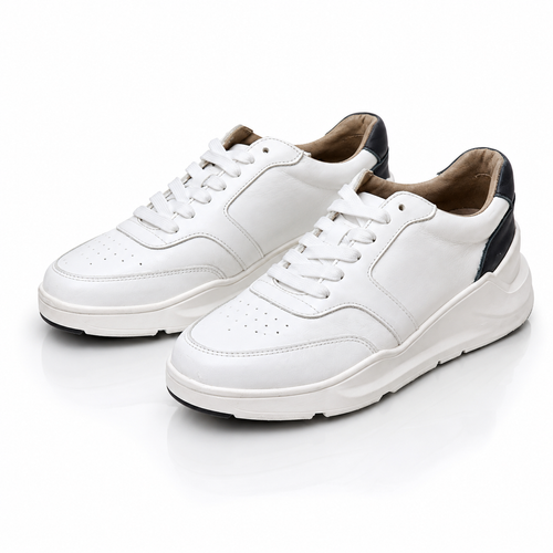 LuxeStep™ Minimalist Premium White Sneakers