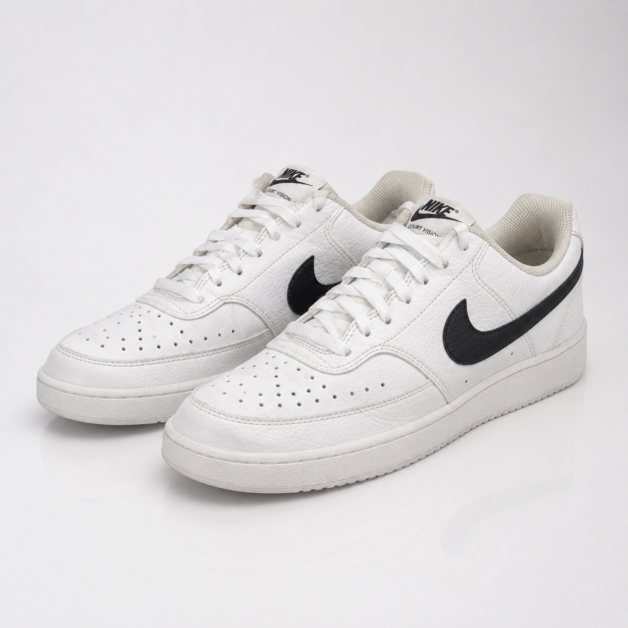 Nike™ Court Vision Premium White Casual Shoes