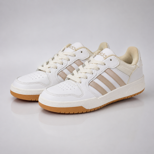 Adidas™ Court Stripe Premium White Casual Shoes